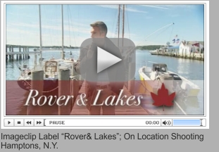 Imageclip Label "Rover& Lakes"; On Location Shooting Hamptons, N.Y.